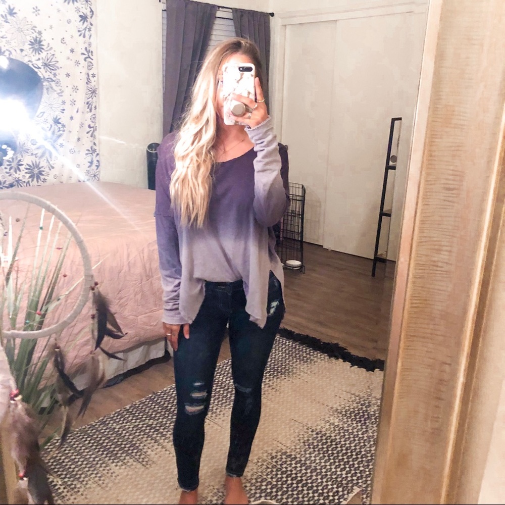 Ombré Free People Long Sleeve